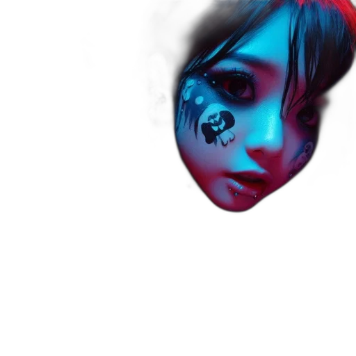 mask, face, creature, robot transparent PNG cut-out