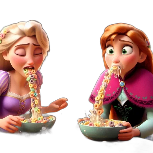 food, 3d render, concept art, cartoon transparent PNG cut-out
