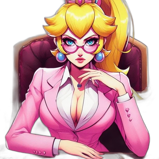 crown, staff, dress, pixel art transparent PNG cut-out