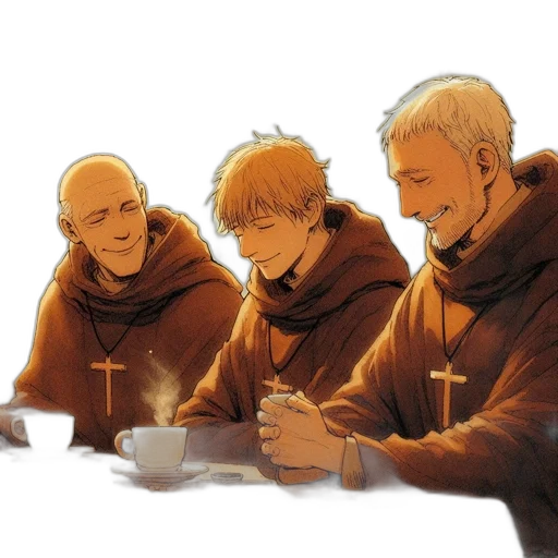 staff, concept art, watercolor, comic book art transparent PNG cut-out