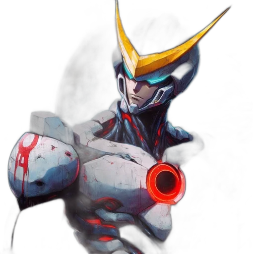 robot, weapon, concept art, comic book art transparent PNG cut-out