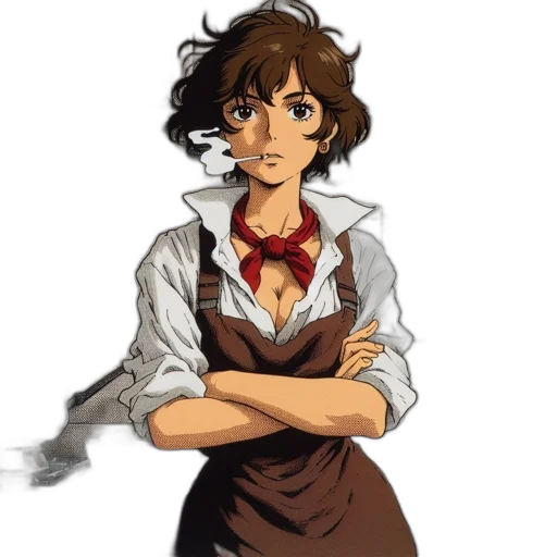 staff, dress, anime, concept art transparent PNG cut-out