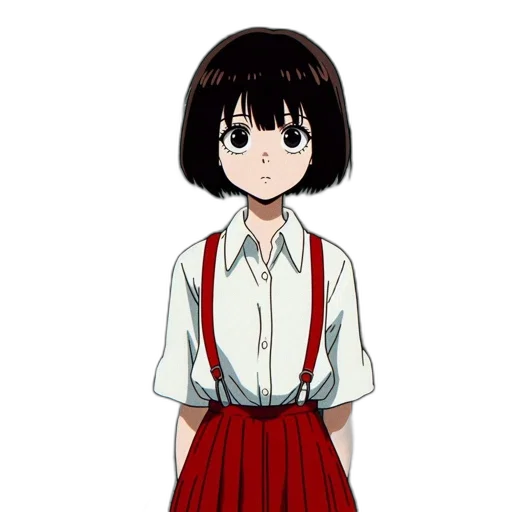 dress, face, staff, jacket transparent PNG cut-out