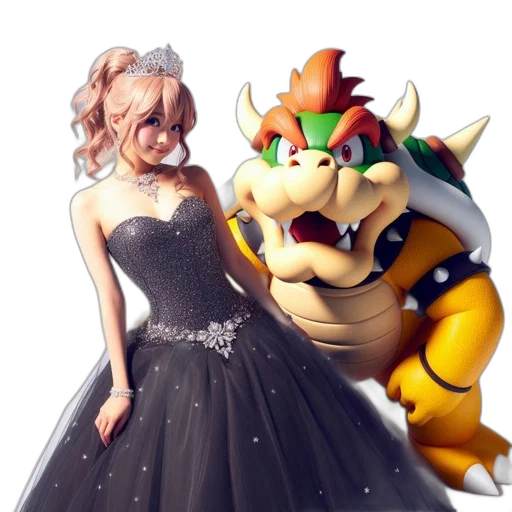 dress, crown, concept art, pixel art transparent PNG cut-out