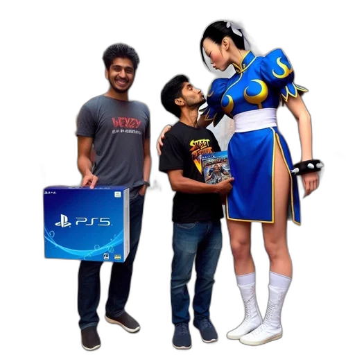 concept art, 3d render, three, individuals transparent PNG cut-out