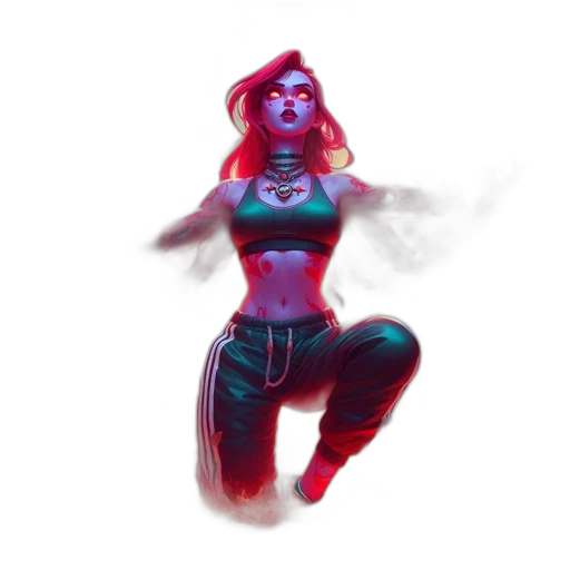 concept art, pixel art, fantasy art, cyberpunk transparent PNG cut-out