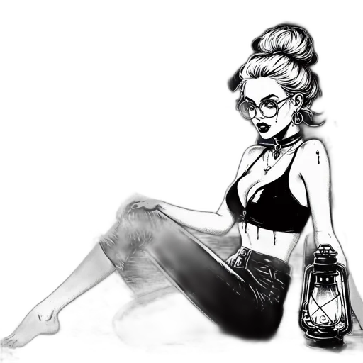 dress, bottle, cartoon, comic book art transparent PNG cut-out