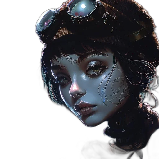 face, robot, crown, mask transparent PNG cut-out