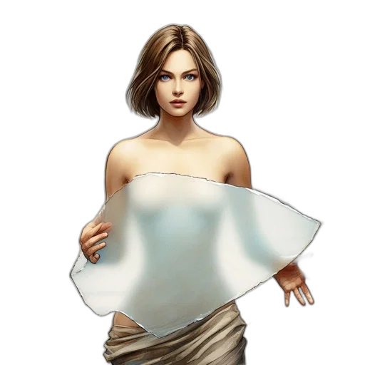 dress, jewelry, umbrella, face transparent PNG cut-out