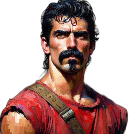 face, comic book art, fantasy art, concept art transparent PNG cut-out
