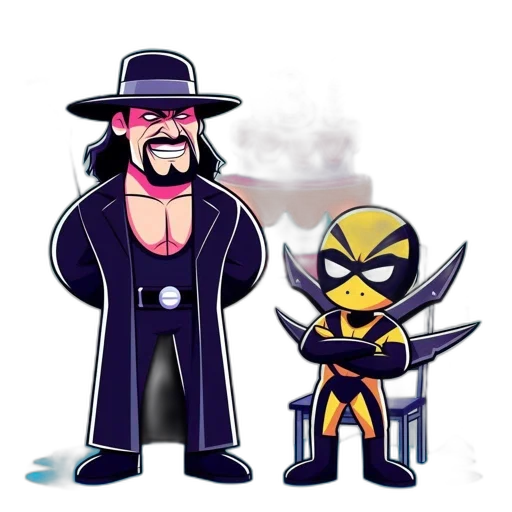 comic book art, concept art, cartoon, pixel art transparent PNG cut-out