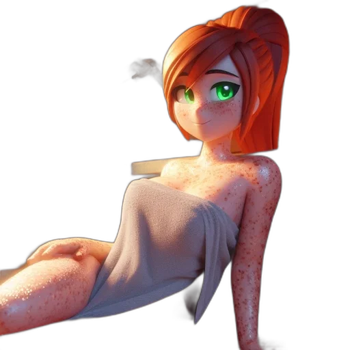 dress, creature, robot, staff transparent PNG cut-out