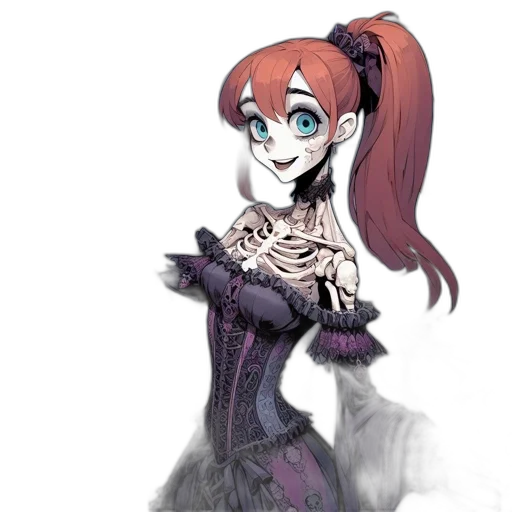 dress, robot, staff, mask transparent PNG cut-out