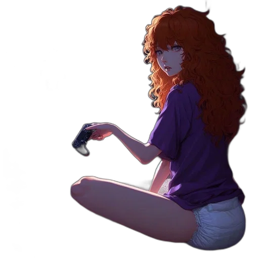 hair, weapon, dress, robot transparent PNG cut-out