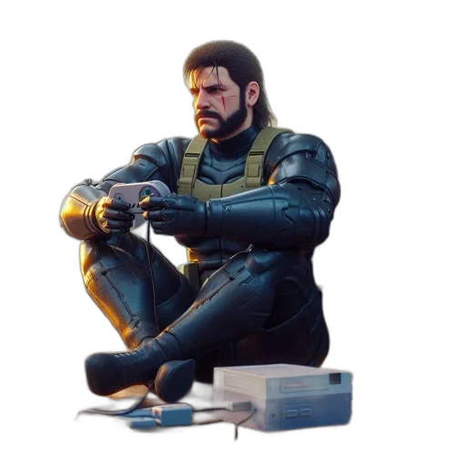 jacket, weapon, face, sword transparent PNG cut-out