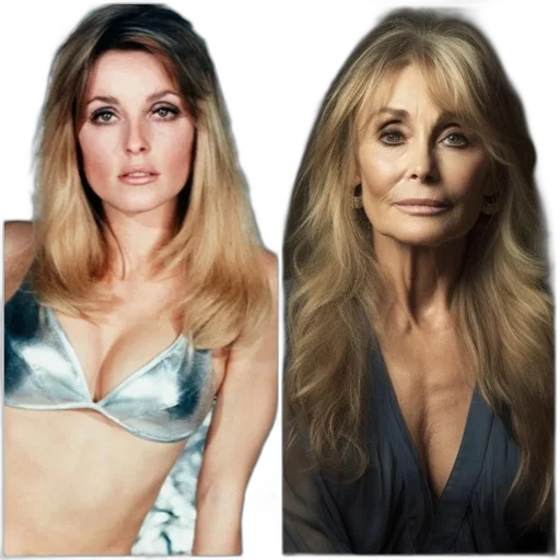 photorealistic, side-by-side, comparison, woman transparent PNG cut-out
