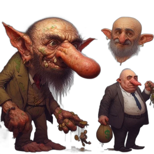 staff, creature, face, concept art transparent PNG cut-out