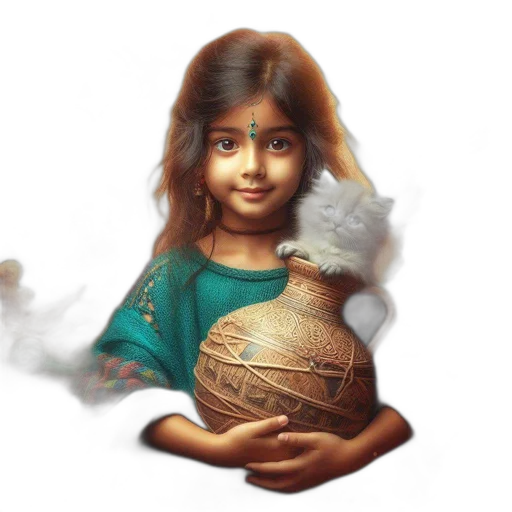 face, photorealistic, oil painting, fantasy art transparent PNG cut-out