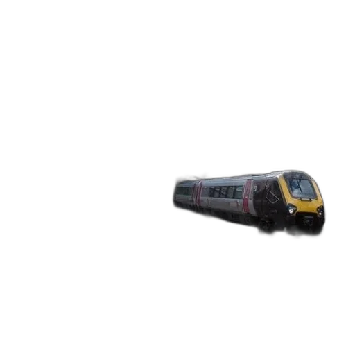 car, 3d render, train, passing transparent PNG cut-out