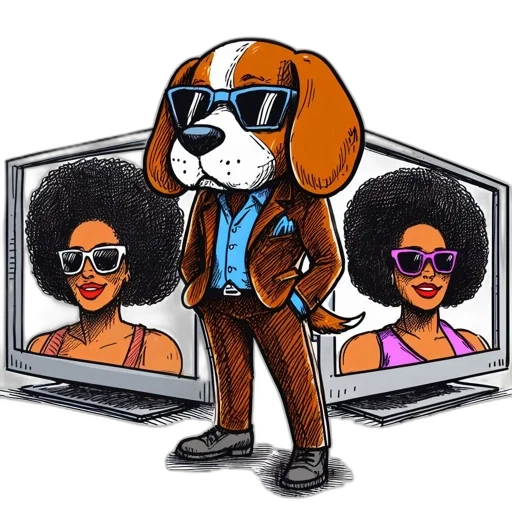 cartoon, comic book art, concept art, cyberpunk transparent PNG cut-out