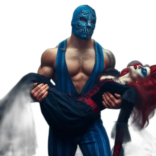 mask, creature, concept art, comic book art transparent PNG cut-out