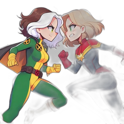 concept art, watercolor, comic book art, cartoon transparent PNG cut-out