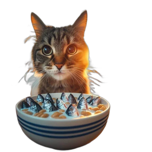 food, animal, staff, photorealistic transparent PNG cut-out