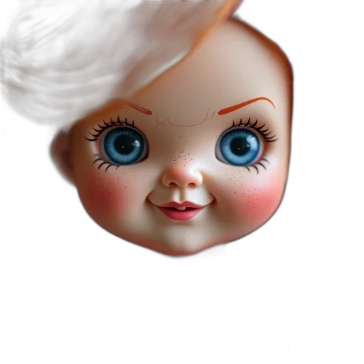 face, mask, creature, hair transparent PNG cut-out