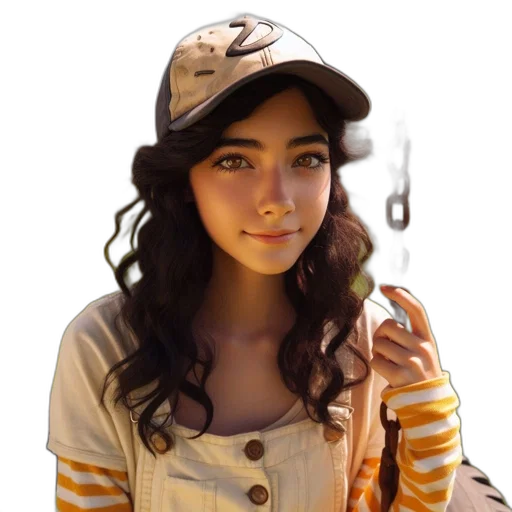 hat, staff, jacket, weapon transparent PNG cut-out