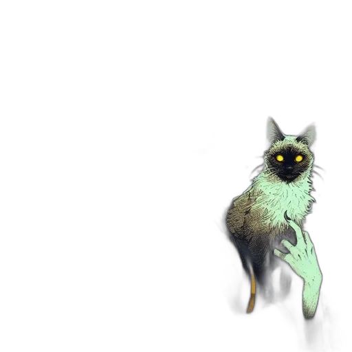 creature, animal, dragon, staff transparent PNG cut-out