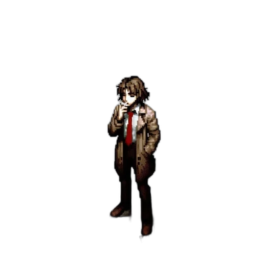 jacket, staff, animal, weapon transparent PNG cut-out