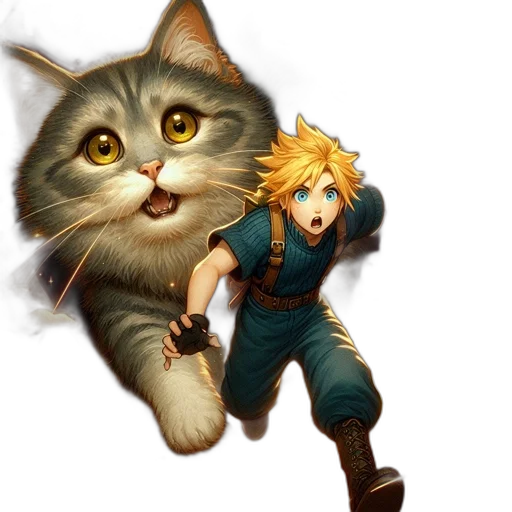 animal, staff, concept art, fantasy art transparent PNG cut-out