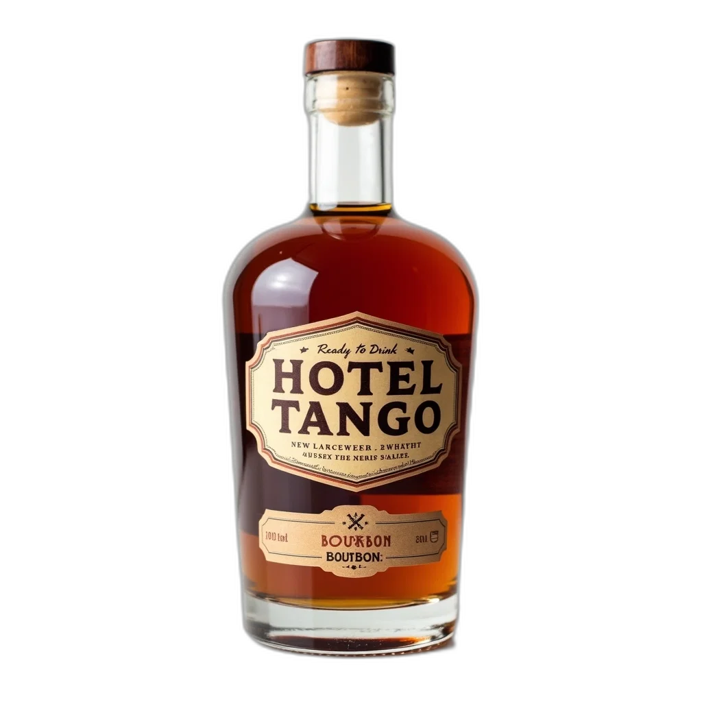 bottle, hotel, tango, bourbon transparent PNG cut-out