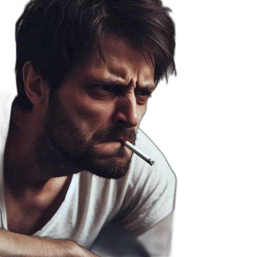 face, hair, photorealistic, concept art transparent PNG cut-out