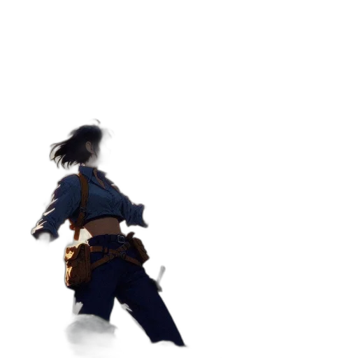 staff, sword, weapon, jacket transparent PNG cut-out