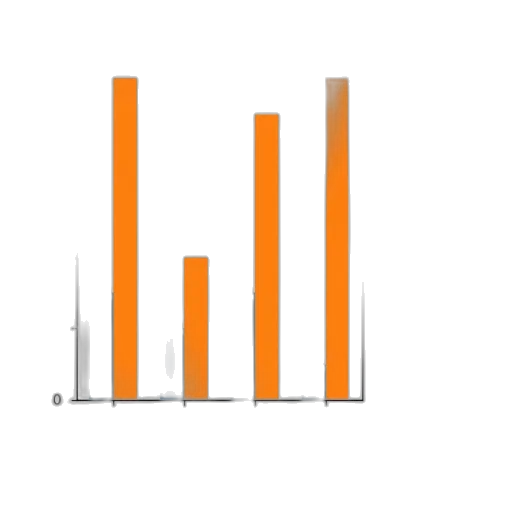bar, chart, two, categories transparent PNG cut-out