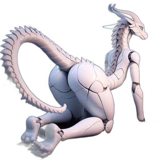 dragon, creature, animal, staff transparent PNG cut-out