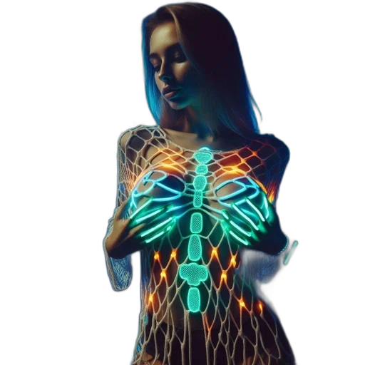 dress, jewelry, robot, jacket transparent PNG cut-out