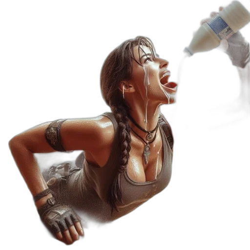 bottle, robot, concept art, photorealistic transparent PNG cut-out