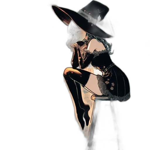 hat, mask, weapon, staff transparent PNG cut-out