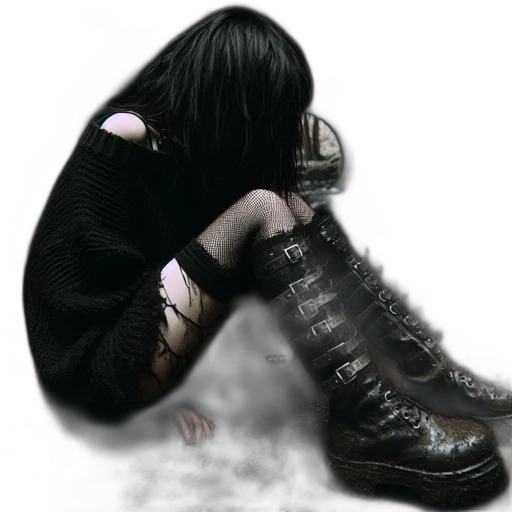 jacket, shoes, weapon, mask transparent PNG cut-out
