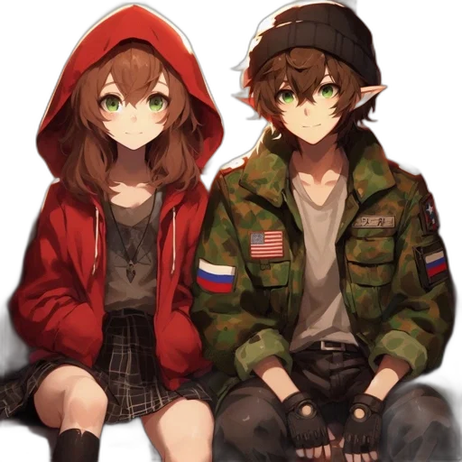 jacket, hat, weapon, pixel art transparent PNG cut-out
