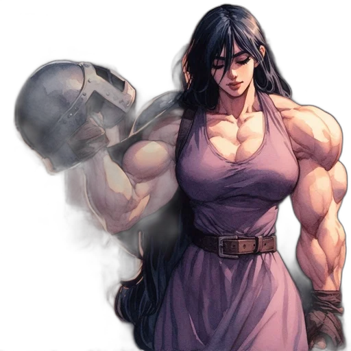 weapon, dress, sword, comic book art transparent PNG cut-out