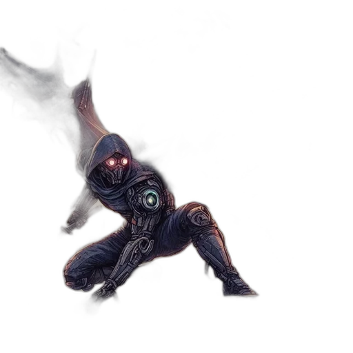 weapon, mask, sword, robot transparent PNG cut-out