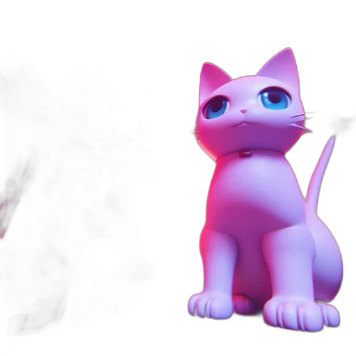 concept art, 3d render, vaporwave, fantasy art transparent PNG cut-out