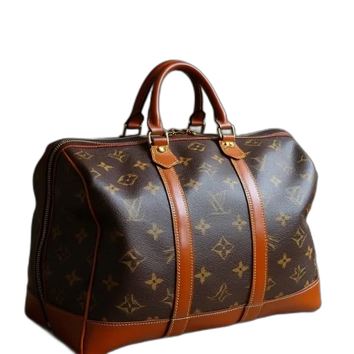 louis, vuitton, keepall transparent PNG cut-out