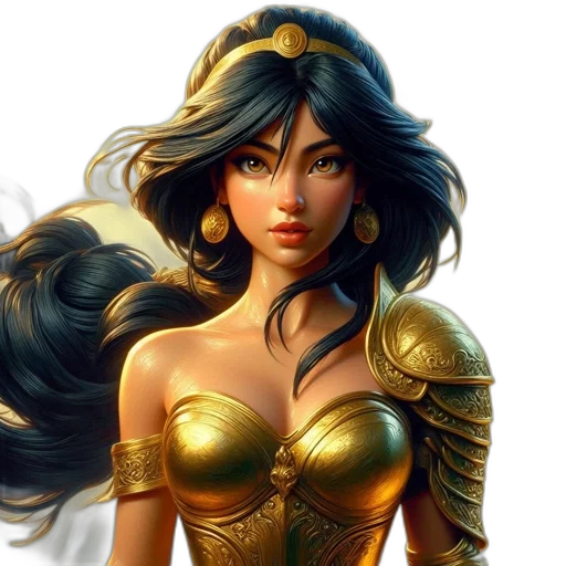 fantasy art, comic book art, concept art, photorealistic transparent PNG cut-out