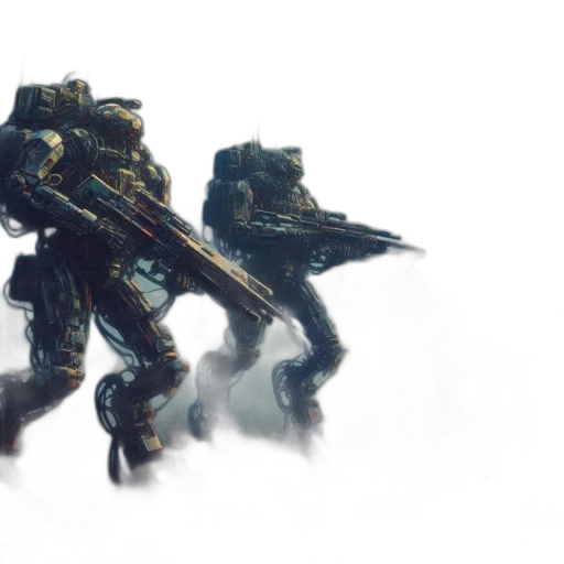 robot, weapon, creature, concept art transparent PNG cut-out