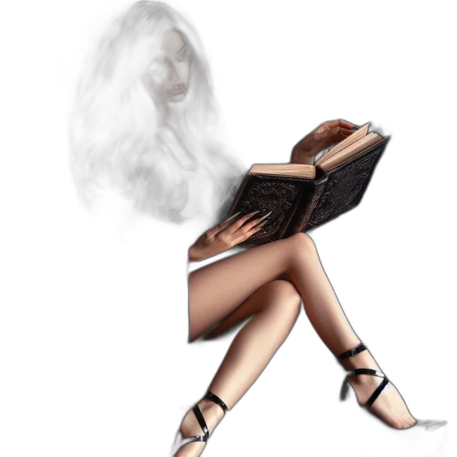 shoes, dress, fantasy art, concept art transparent PNG cut-out