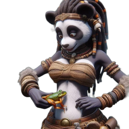 staff, animal, creature, mask transparent PNG cut-out